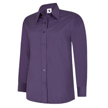 Load image into Gallery viewer, Ladies Poplin Full Sleeve Shirt
